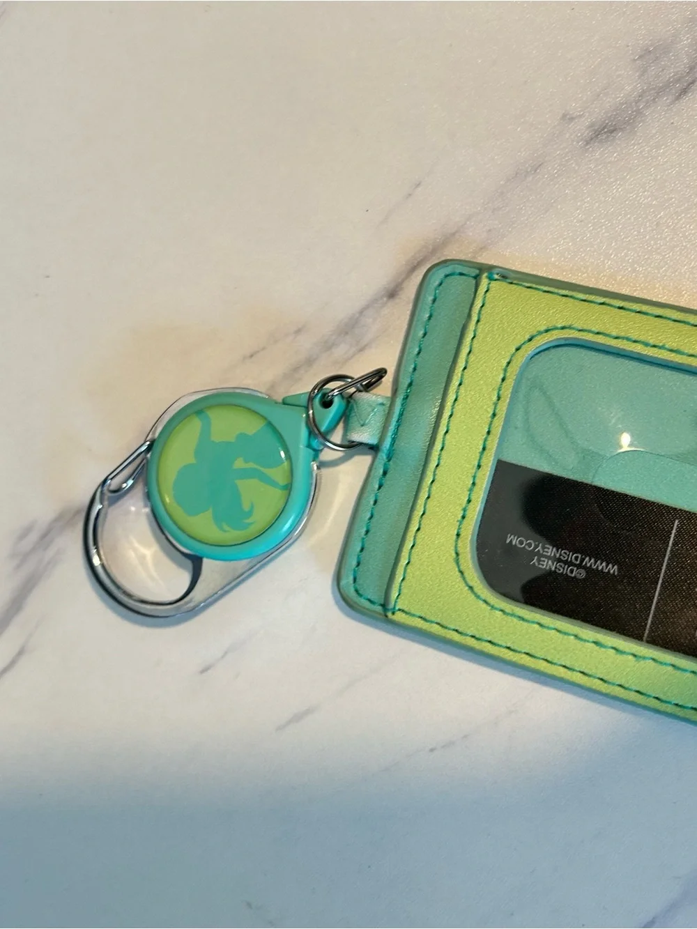 Loungefly Disney The Little Mermaid Ariel & Eric Lagoon Cardholder Retractab